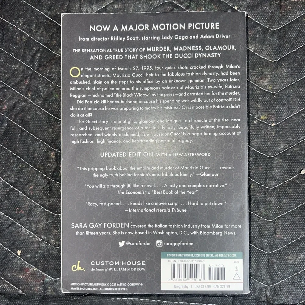 The House of Gucci (Movie Tie-in)A‎ True Story of Murder & Madness Paperback